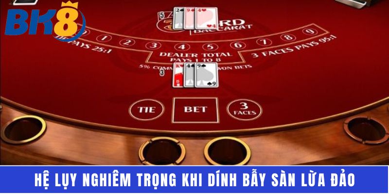 Hệ lụy nghiêm trọng khi dính bẫy sàn lừa đảo